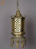 TURATH Hand-Engraved Authentic Brass Heritage Lantern